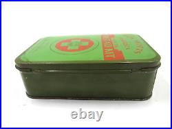 VTG 1940's Boy Scouts Of America Johnson And Johnson First Aid Kit Tin. EMPTY