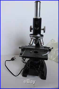 VTG Working Lab/Dr. Ofc Quality Baush & Lomb Microscope Monocular 10x 43x 97x