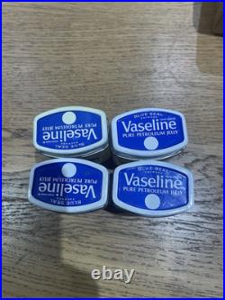 Vaseline Pure Petroleum Jelly Jar 1.75 oz. Blue Seal Metal Cap Full NOS vintage