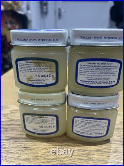Vaseline Pure Petroleum Jelly Jar 1.75 oz. Blue Seal Metal Cap Full NOS vintage