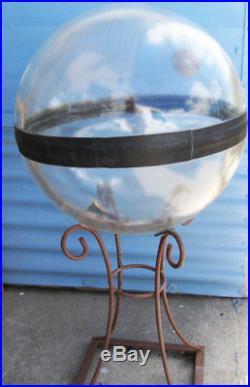 Vintage 17 inch Teledyne Benthos Deep Sea Glass Sphere Research Instrument