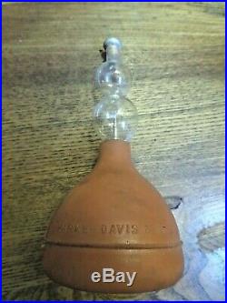 Vintage 1900's Parke-Davis Glaseptic Nebulizer Medical Equipment