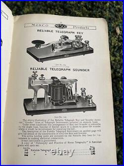 Vintage 1910s Electric supply catalog Fan Motor Quack Medical Telephone Switch