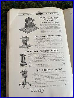 Vintage 1910s Electric supply catalog Fan Motor Quack Medical Telephone Switch