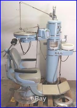 Vintage 1944 S. S. Master Unit No. 2 Model 1 With Dental Diamond Chair No. 3