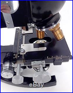 Vintage 1950's Collector Bausch & Lomb Microscope Sold As Is
