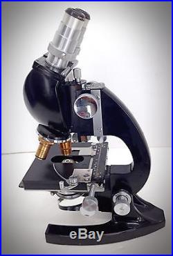 Vintage 1950's Collector Bausch & Lomb Microscope Sold As Is