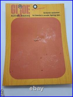 Vintage 1964 Gi Joe Action Marine Medic First Aid Equipment Org Card