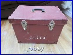 Vintage 1970s LIVES Doctors Emergency Medical Suitcase With all Equipment