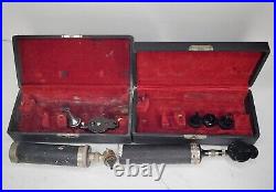 Vintage 2 Otoscope Dr. Eye & Ear Scope Tool Medical Surgical Instruments lot