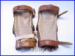 Vintage 50s Adult Leg Braces Knee Derotation Oddity Medical Equipment Deformed