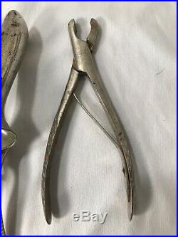 Vintage 5 OB GYN Obstetric Birthing Tools Antique Medical Equipment Assorted L1