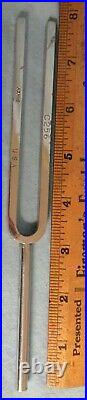 Vintage Adams C256 Chrome Medical Tuning Fork Instrument Tuner