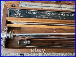Vintage American Cystoscope Makers with Box Quack Medical Instruments ACMI RAVICH
