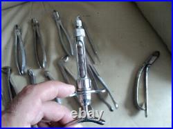 Vintage / Antique Dentist Equipment Tools Etc