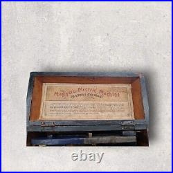 Vintage Antique Medical Equipment Magneto-Electric Machine For Nervous Disease