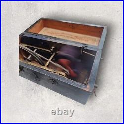 Vintage Antique Medical Equipment Magneto-Electric Machine For Nervous Disease