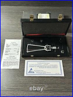 Vintage Antique Miltex Schiotz Tonometer & Original Case Ophthalmology Optometry