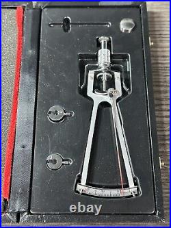 Vintage Antique Miltex Schiotz Tonometer & Original Case Ophthalmology Optometry
