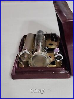 Vintage B-D Injection kit Steritube travel case #72 medical glass syringe