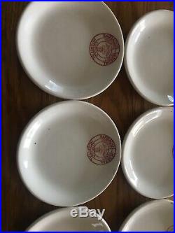 Vintage Barbados General Hospital Porcelain Dishes x 6 Medical Nursing Interest