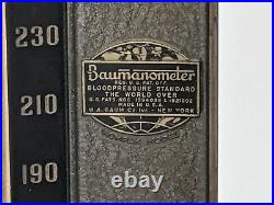 Vintage Baumanometer Blood Pressure Device Antique Medical Equipment Made in USA
