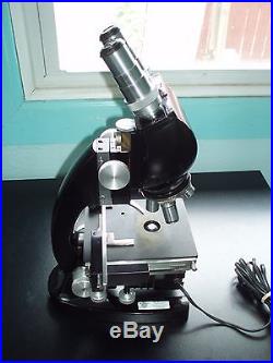 Vintage Bausch & Lomb Binolular Microscope