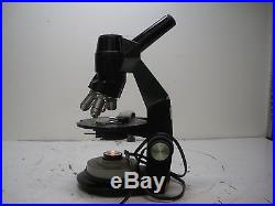 Vintage Bausch & Lomb Microscope with 4 Objectives