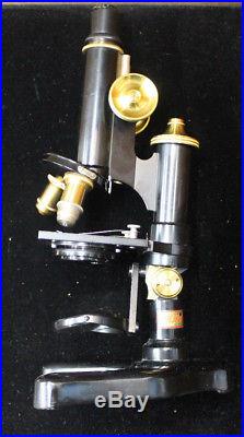 Vintage Bausch & Lomb Microscope with Locking Case
