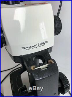 Vintage Bausch & Lomb SZ-6 StereoZoom 6 Photo Binocular Microscope