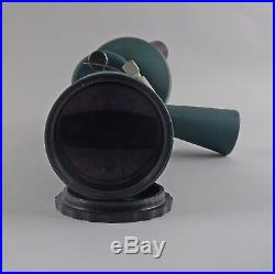 Vintage Bausch & Lomb Spotting Scope with 15X 20X 30X FMC Turret Lens & Mount