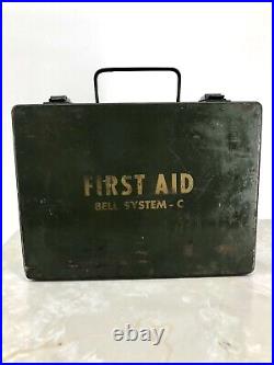 Vintage Bell System C Medical First Aid Kit