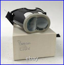 Vintage Berger Loupe High Magnification Binoculars Medical Equipment Head Strap