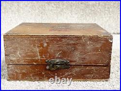 Vintage Boots Wooden The Home First Aid Case And Contents Bandages Etc