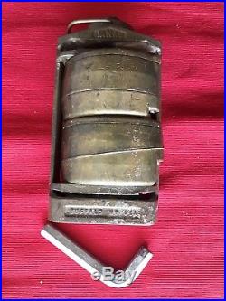 Vintage Brass Hanau Denture Flask Press with Upper Flask and Lower Flask