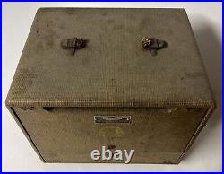 Vintage Burdick Rhythmic Constrictor RC2 Quack Medical Equipment Tweed Case