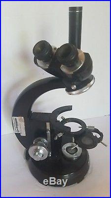 Vintage CARL ZEISS Compound Microscope! Parts from University Texas UT Austin