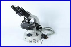 Vintage CARL ZEISS West Germany MICROSCOPE with 3 Objectives