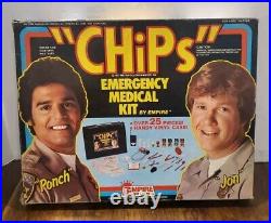 Vintage CHiPs Emergency Medical Kit in Box 1977 By Empire Toys Ponch & Jon New