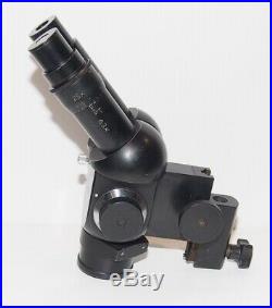 Vintage Carl Zeiss Jena SM-XX CMO Stereo Microscope with 6.3x Eyepieces