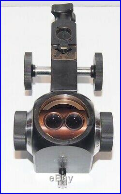 Vintage Carl Zeiss Jena SM-XX CMO Stereo Microscope with 6.3x Eyepieces