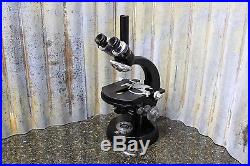 Vintage Carl Zeiss Trinocular Laboratory Microscope Assembly FREE SHIPPING