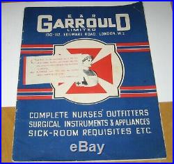 Vintage Catalogue GARROULD NURSES UNIFORMS & MEDICAL EQUIPMENT