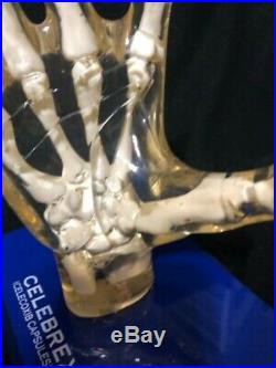 Vintage Celebrex Transparent Hand Skeleton Anatomical Model Pharmaceutical Model