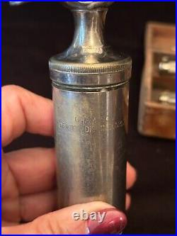 Vintage Champion Becton Dickinson & Co Medical Device Metal Syringe in Box