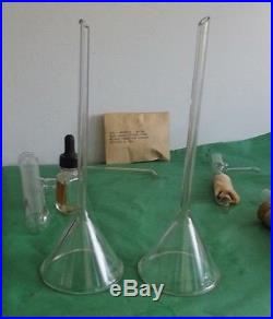 Vintage Chemistry Laboratory Glassware 28 Pieces