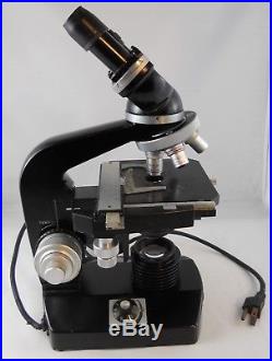 Vintage Classic Nikon SKT Binocular 4 Objectives Microscope Made in Japan