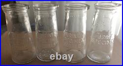 Vintage Clinical Glass Urine Specimen Bottles 6oz 180cc Doctor Medical Supply