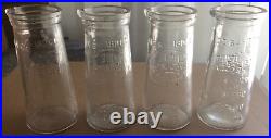 Vintage Clinical Glass Urine Specimen Bottles 6oz 180cc Doctor Medical Supply