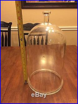 Vintage Corning Pyrex Bell Jar with Flange & Knob 425mm Height (17)